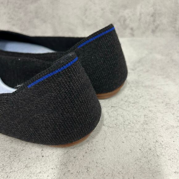 Rothy's Women's The Point in Heathered Black Flat Shoes Women’s Size 9.5 - Picture 9 of 10